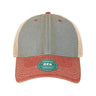 LEGACY Old Favorite Trucker Cap - LEGACY OFA Light Blue/ Cardinal Adjustable Caps