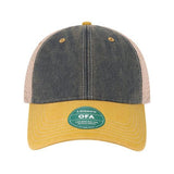 LEGACY Old Favorite Trucker Cap - LEGACY OFA Navy/ Scarlet Red/ Khaki Adjustable Caps