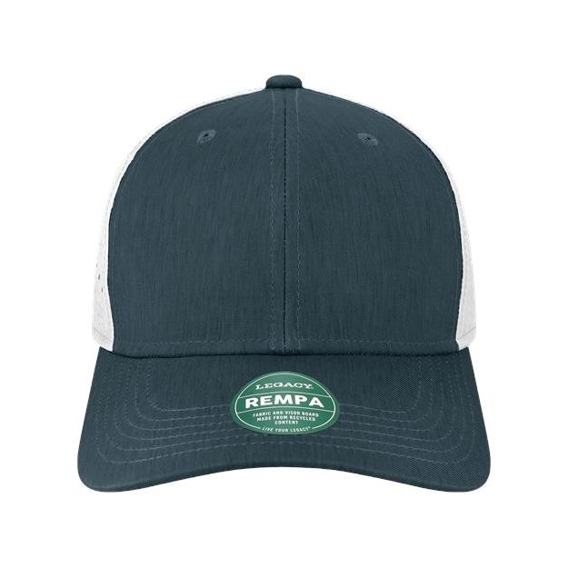 LEGACY Reclaim Mid - Pro Adjustable Cap - LEGACY REMPA Eco Navy/ White Adjustable Caps