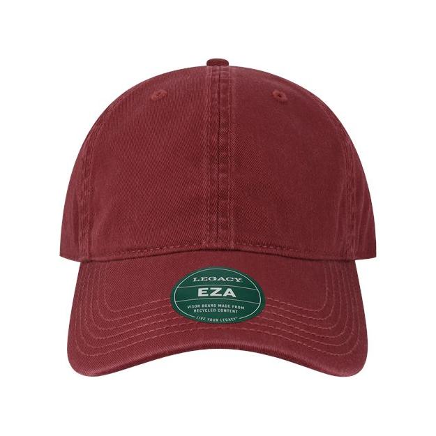 LEGACY Relaxed Twill Dad Hat - LEGACY EZA Burgundy Adjustable Hats