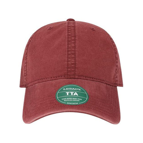 LEGACY Terra Twill Cap - LEGACY TTA Burgundy Adjustable Hats