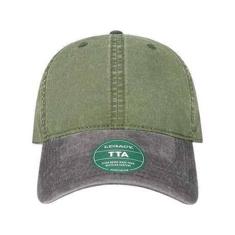 LEGACY Terra Twill Cap - LEGACY TTA Moss Green/ Cinder Adjustable Hats