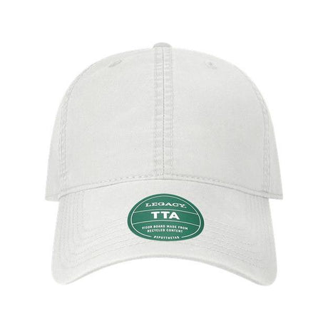 LEGACY Terra Twill Cap - LEGACY TTA White Adjustable Hats