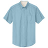 Joe's Men's Short Sleeve Button-Up Shirt - Light Blue / Light Stone Woven Shirts Joe's USA Light Blue / Light Stone Small