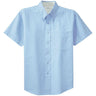 Joe's USA Tall Short Sleeve Easy Care Shirt Joe's USA Large Tall Light Blue / Light Stone