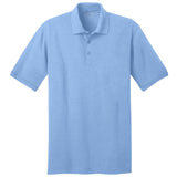 Men's Tall 5.5-Ounce Jersey Knit Polo Polos/Knits Joe's USA Light Blue Large Tall