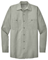 Men's Long Size, Long Sleeve Industrial Work Shirt