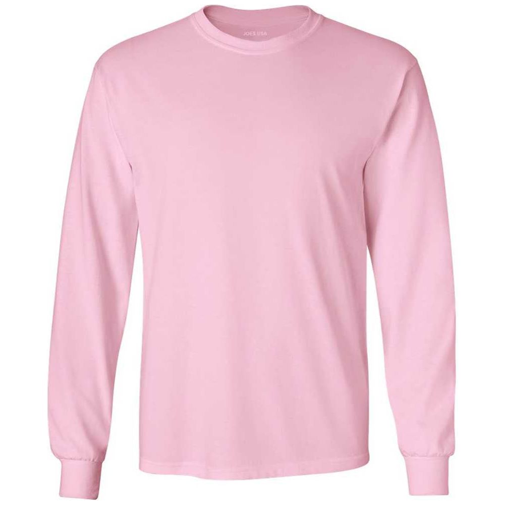 Mens Long Sleeve Essential T-Shirt in Regular and Tall sizes Joe's USA Mens Apparel