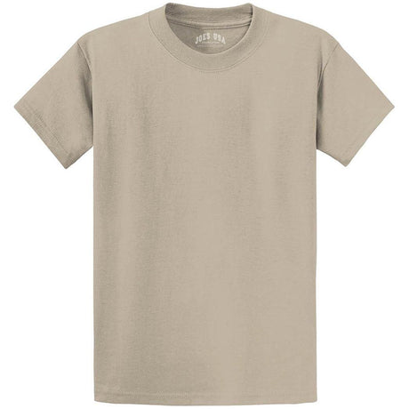 Joe's USA Tall Heavyweight 6.1-ounce, 100% cotton T-Shirts in 50 Colors. Sizes LT-4XLT-LightSand Tall Joe's USA Light Sand Large Tall