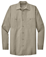 Men's Long Sleeve Industrial Work Shirt