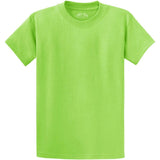 Joe's USA Mens 5.4-oz 100% Cotton T-Shirt - Lime Green T-Shirts Joe's USA