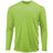 Mens Long Sleeve Moisture Wicking Athletic Shirts in Mens Sizes XS-4XL - Lime Shock Activewear DRI-EQUIP Lime Shock X-Small