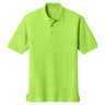Mens Classic Silk Touch Polo Shirts in 36 Colors and Sizes: XS-6XL-Lime Polos/Knits Joe's USA Lime X-Small