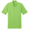 Men's Tall 5.5-Ounce Jersey Knit Polo Polos/Knits Joe's USA Lime Large Tall