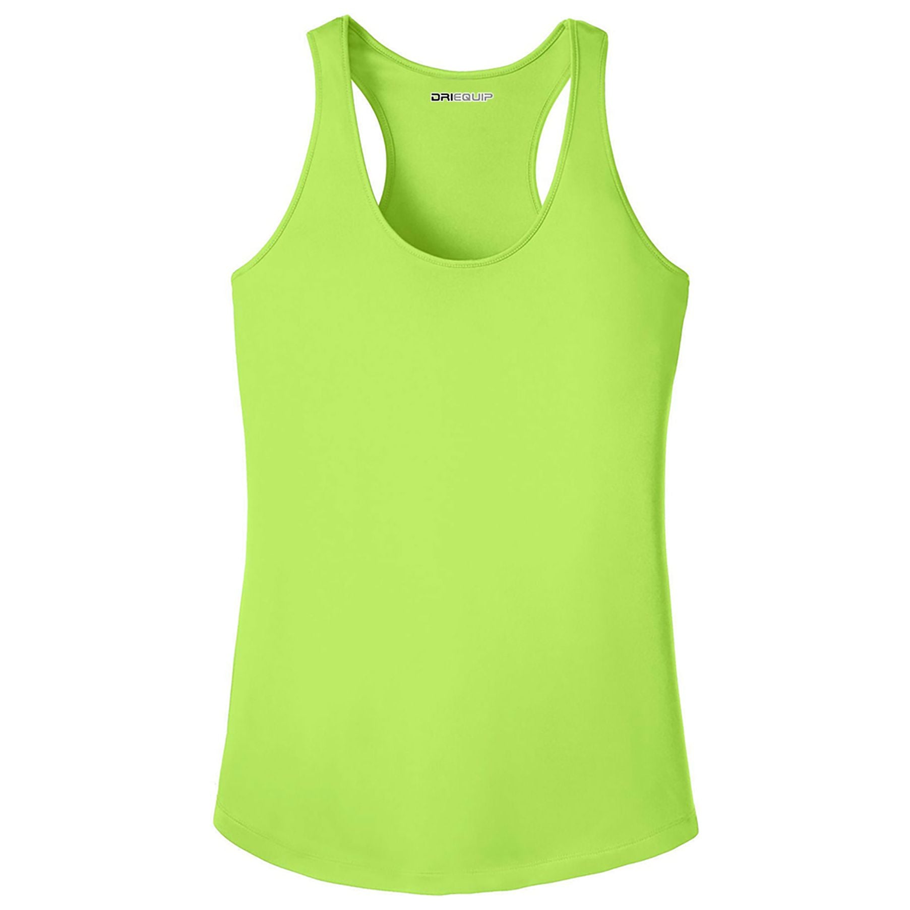 Ladies PosiCharge Competitor Racerback Tank Activewear DRI-EQUIP Lime Shock X-Small