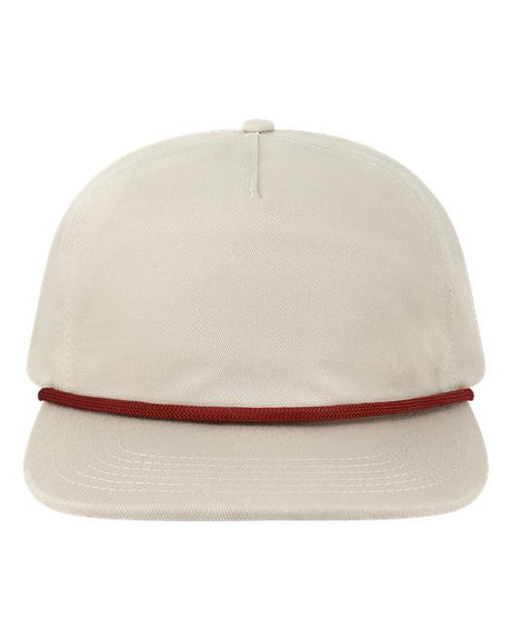 LOCALE Unstructured with Rope Cap - LOCALE WILSON Cream Adjustable Hats