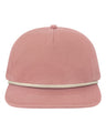 LOCALE Unstructured with Rope Cap - LOCALE WILSON Rose/ Cream Adjustable Hats