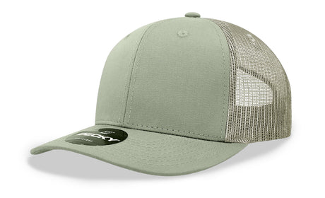 Decky 6 Panel Mid Profile Structured Cotton Blend Trucker | Decky 6021