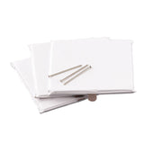 14" X 14" QUILTED COVER BASE SET WITH NAIL SPIKES