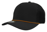 Zapped Headwear MARINE R+ 5-Panel Rope Hat | Wholesale Chainlink Snapback Mesh Caps