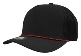 Zapped Headwear MARINE R+ 5-Panel Rope Hat | Wholesale Chainlink Snapback Mesh Caps