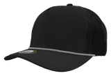Zapped Headwear MARINE R+ 5-Panel Rope Hat | Wholesale Chainlink Snapback Mesh Caps