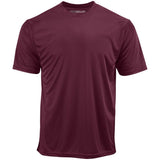 DRIEQUIP Men's Athletic All Sport Training Tee Shirts-Maroon Activewear DRI-EQUIP Maroon X-Small