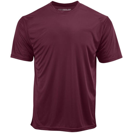 DRIEQUIP Men's Athletic All Sport Training Tee Shirts-Maroon Activewear DRI-EQUIP Maroon X-Small