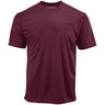 DRIEQUIP Men's Athletic All Sport Training Tee Shirts-Maroon Activewear DRI-EQUIP Maroon X-Small