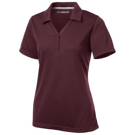 Ladies PosiCharge Micro-Mesh Polo Women's DRI-EQUIP X-Small Maroon