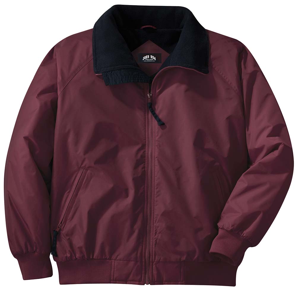 Joe's USA Men's Challenger™ Jacket Joe's USA Maroon/True Black X-Small