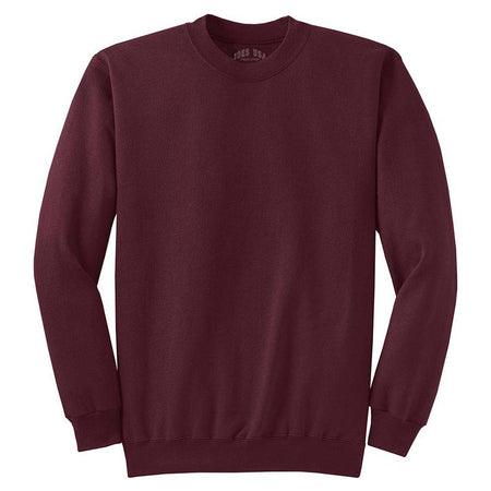 Joe's USA Youth Heavy Blend Crewneck Sweatshirt Sweatshirts/Fleece Joe's USA XS Maroon