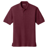 Mens Classic Silk Touch Polo Shirts in 36 Colors and Sizes: XS-6XL-Maroon Polos/Knits Joe's USA Maroon X-Small