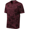 Joe's USA Men's Camo Hex Workout Tee DRI-EQUIP Maroon XS