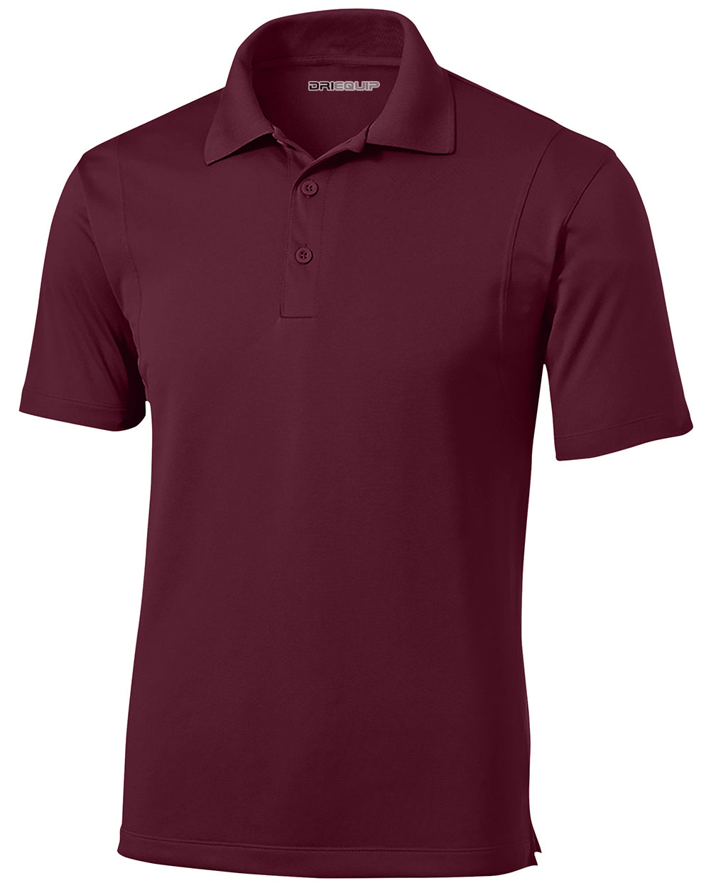 Men's Tall Micropique Polo Polos/Knits DRI-EQUIP Maroon Large Tall