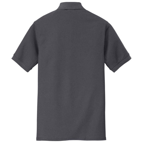 Men's 50/50 Pique Polo Charcoal Small Polos/Knits