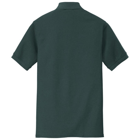 Men's 50/50 Pique Polo Dark Green Small Polos/Knits