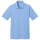 Men's 50/50 Pique Polo Light Blue Small Polos/Knits