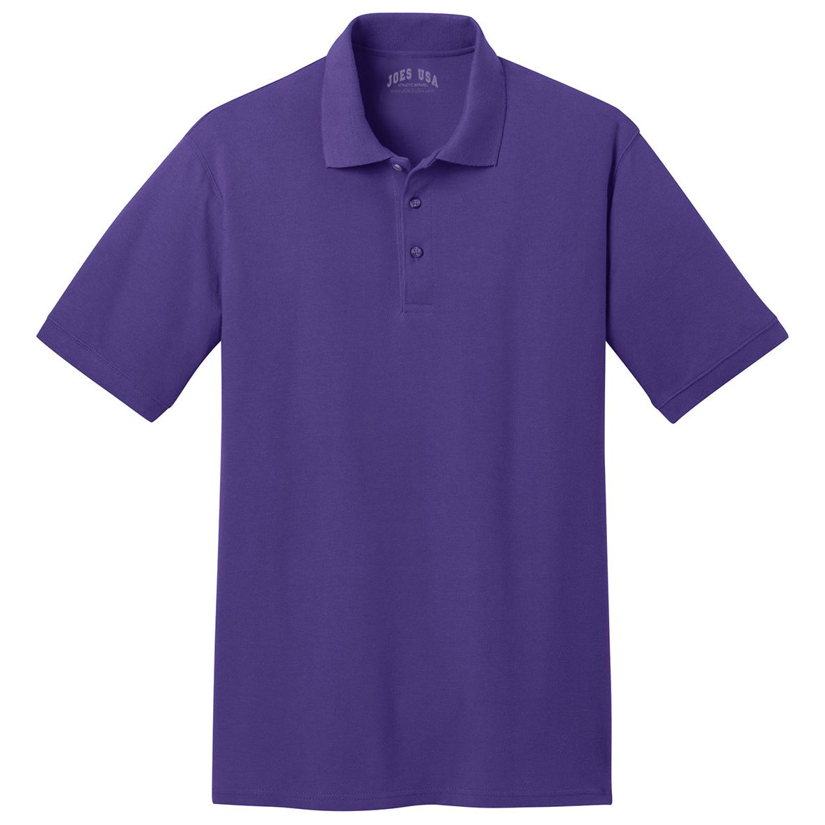 Men's 50/50 Pique Polo Purple Small Polos/Knits