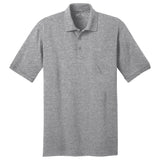 Mens 5.5 - Ounce Jersey Knit Pocket Polo. Adult Sizes: S - 6XL Small Athletic Heather Polos/Knits