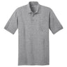 Mens 5.5 - Ounce Jersey Knit Pocket Polo. Adult Sizes: S - 6XL Small Athletic Heather Polos/Knits