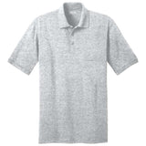 Men's 5.5 - Ounce Jersey Knit Polo in Regular, Big & Tall Sizes Ash Small