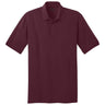 Men's 5.5 - Ounce Jersey Knit Polo in Regular, Big & Tall Sizes Athletic Maroon Small