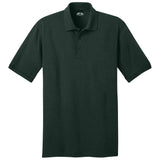 Men's 5.5 - Ounce Jersey Knit Polo in Regular, Big & Tall Sizes Dark Green Small