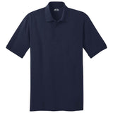 Men's 5.5 - Ounce Jersey Knit Polo in Regular, Big & Tall Sizes Deep Navy Small