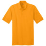 Men's 5.5 - Ounce Jersey Knit Polo in Regular, Big & Tall Sizes Gold Small