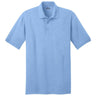 Men's 5.5 - Ounce Jersey Knit Polo in Regular, Big & Tall Sizes Light Blue Small