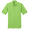 Men's 5.5 - Ounce Jersey Knit Polo in Regular, Big & Tall Sizes Lime Small