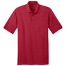 Men's 5.5 - Ounce Jersey Knit Polo in Regular, Big & Tall Sizes Red Small
