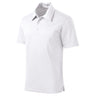 Mens Active Texture Polo White X - Small Polos/Knits